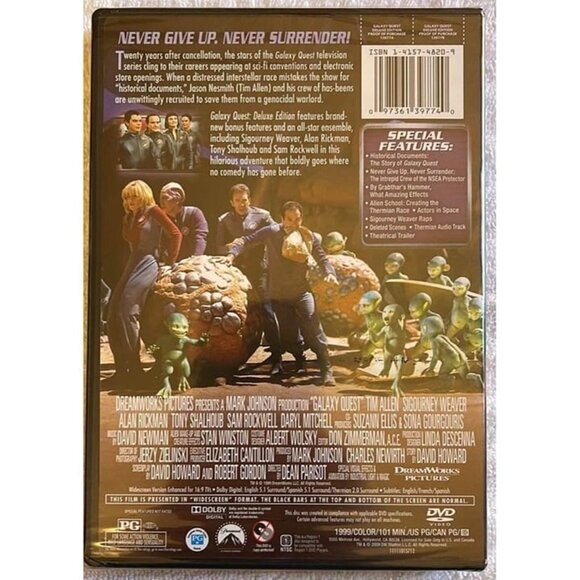 Galaxy Quest (Deluxe Edition) DVD - Tim Allen, Alan Rickman, Sigourney Weaver - Picture 2 of 2